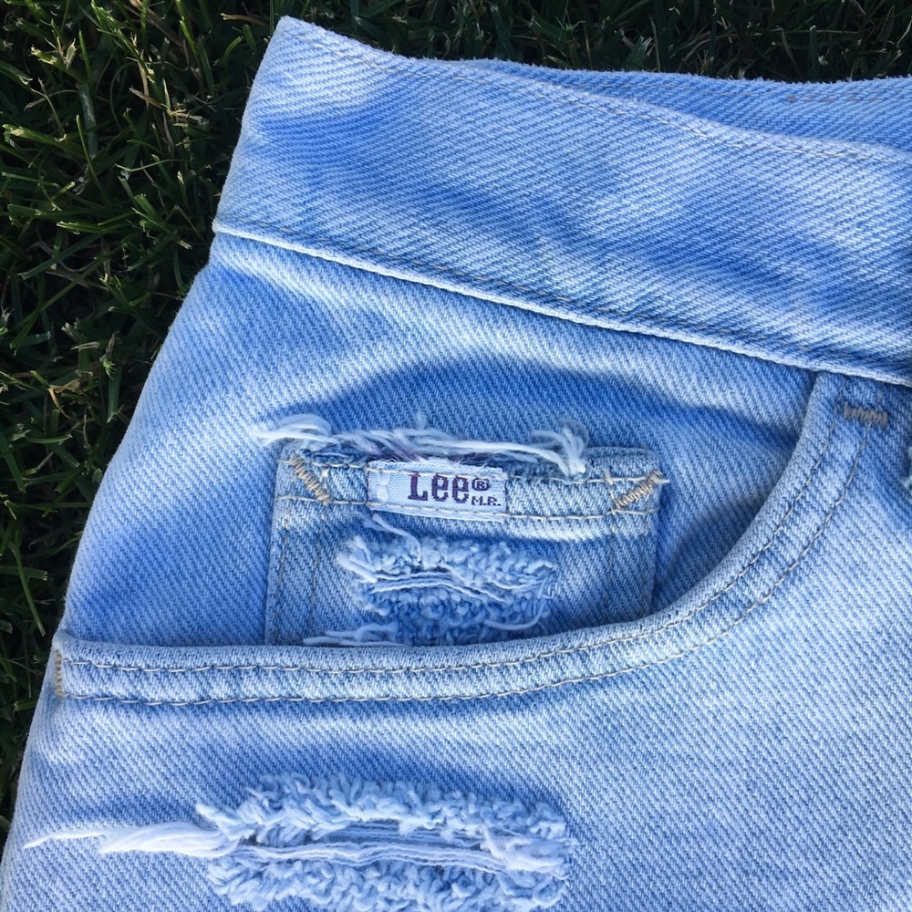 Lee Jean Short Wedgie Festival High Waist Rise Fit - Picture 2 of 5
